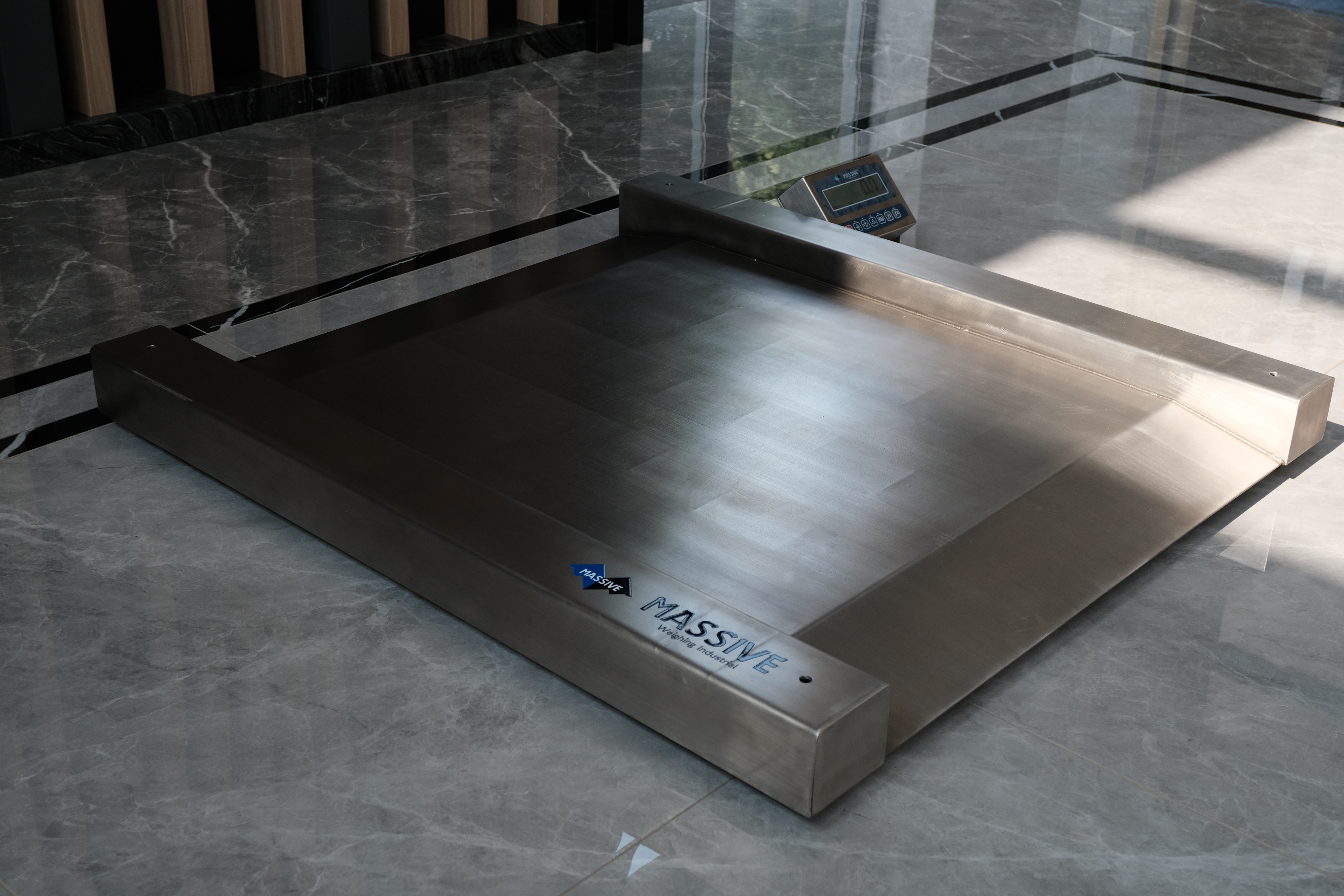 Stainless Steel Low Profile Floor Scale