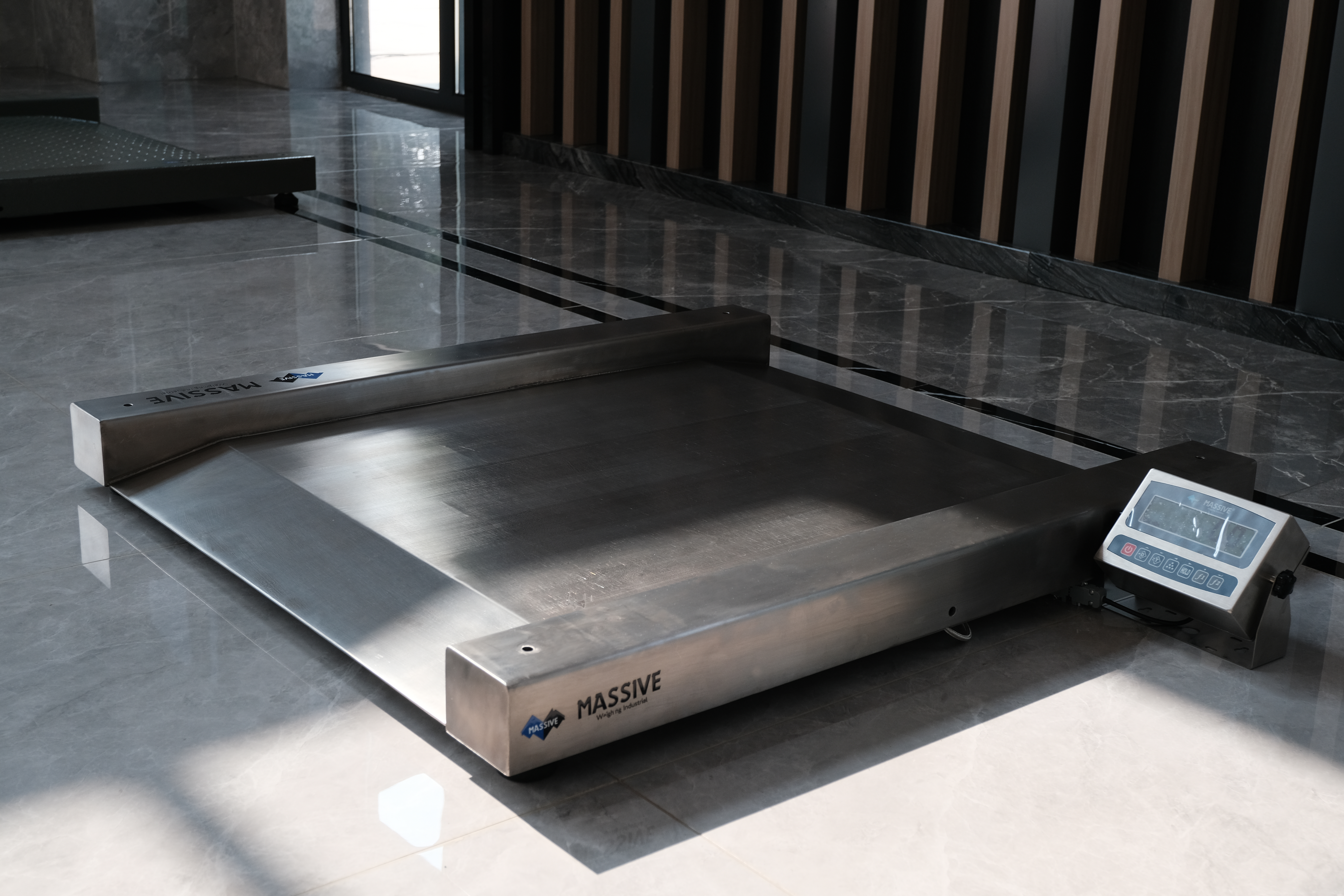 Stainless Steel Low Profile Floor Scale